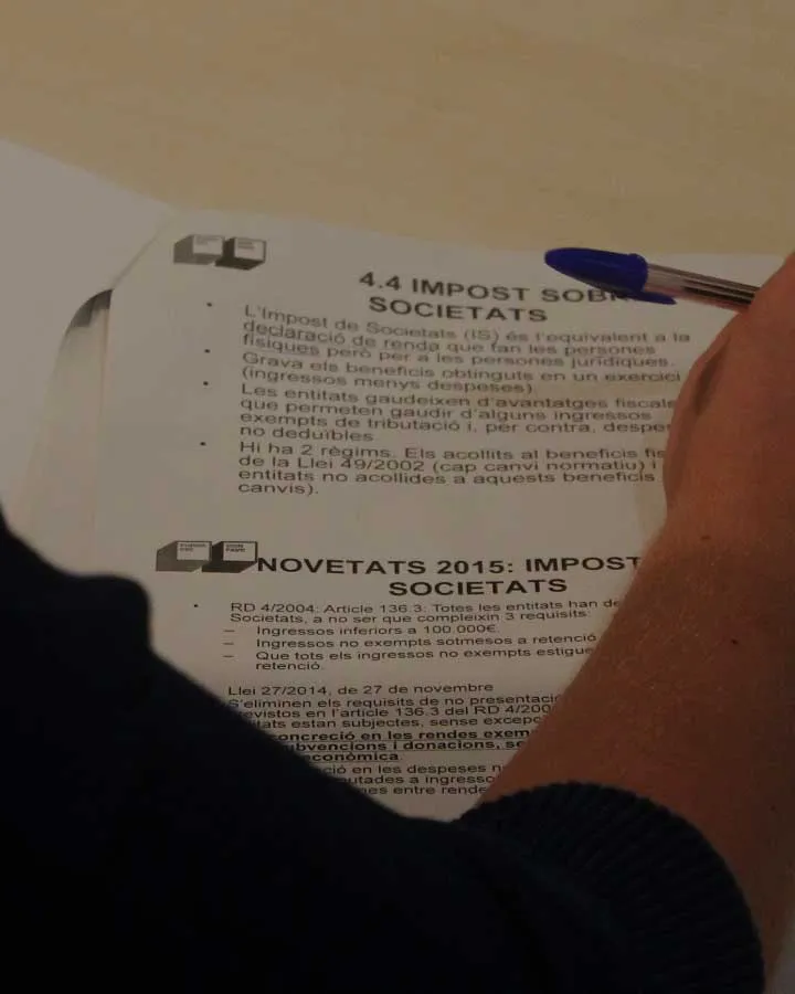 Papers impost de societats