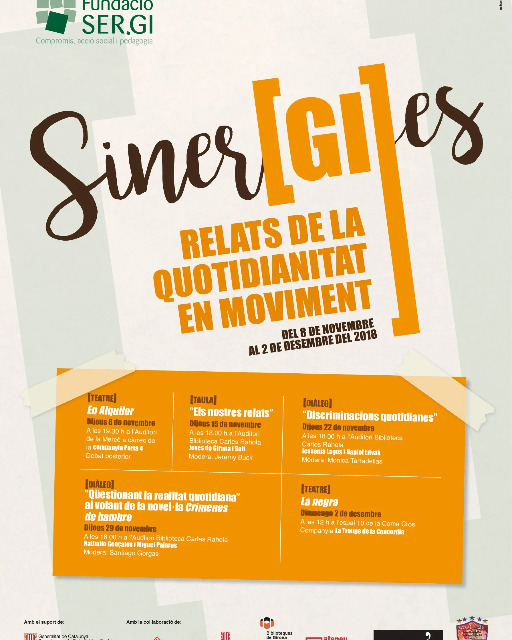 Cicle de sensibilització ‘Siner[GI]es’