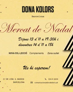 Mercat de Nadal ‘Dona Kolors’