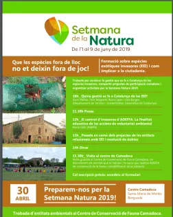 Jornada dedicada a les espècies exòtiques invasores el 30 d'abril a Camadoca