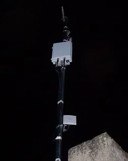 Fotografia d'una antena Guifi