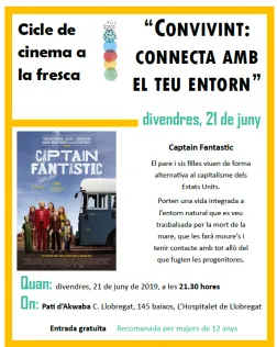 Cicle de cinema a la fresca de la Fundació Akwaba
