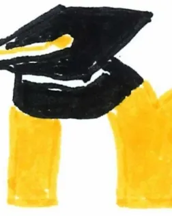 Imatge d'un dibuix amb el logotip de Moodle. Imatge de Oliver Tacke. Llicència d'ús de Domini Públic. CC0 1.0