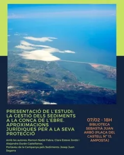 Sense sediments, el Delta de l’Ebre acabarà desapareixent. Font: Enginyeria Sense Fronteres.