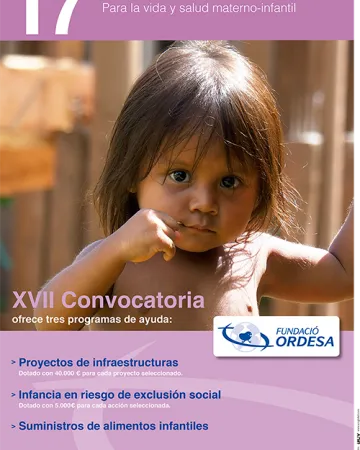 XVII Convocatòria d'ajuts econòmics de la Fundació Ordesa XVII Convocatòria d'ajuts econòmics de la Fundació Ordesa