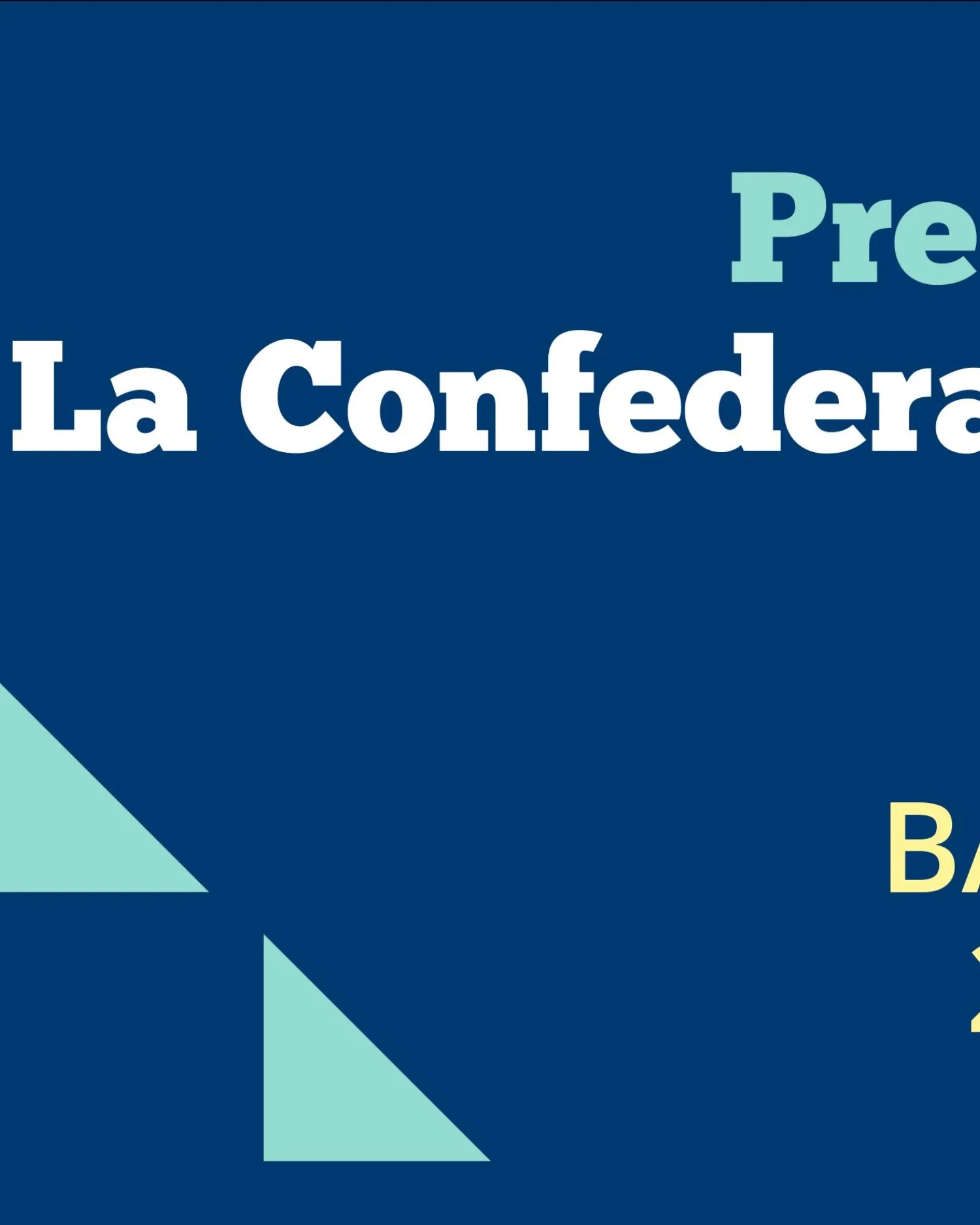 Premis La Confederació 2020 Premis La Confederació 2020