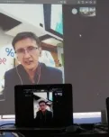 Fotografia d'una videoconferència. Imatge de Corporación ApropiACYT. Llicència d'ús CC BY 2.0