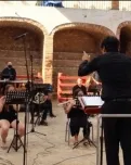 Concert de la banda FCSM i Verge dels Prats de l’Aldea a l’UCE.