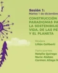 L’objectiu de la primera sessió és abordar la construcció de nous paradigmes per a la sostenibilitat de la vida, de les persones i el planeta. Font: Entrepobles.