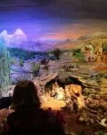 Pessebre tradicional al Museu Frederic Marès.