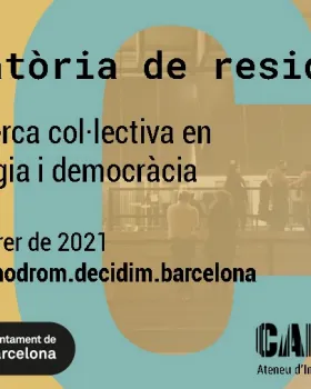 Primera convocatòria de residències del Canòdrom Primera convocatòria de residències del Canòdrom