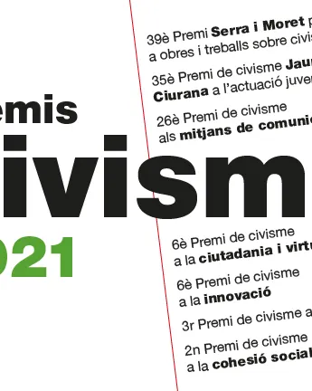 Convocats els Premis de Civisme 2021 Convocats els Premis de Civisme 2021