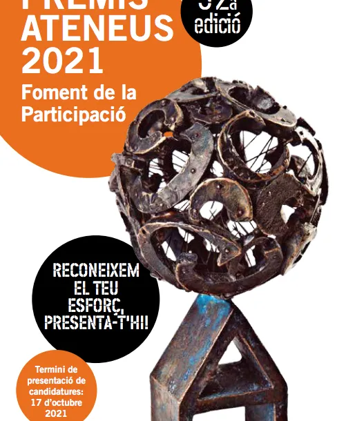 Premis Ateneus 2021 | Premi al Foment de la Participació Premis Ateneus 2021 | Premi al Foment de la Participació