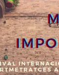Cartell de festival de curtmetratges La mida no importa