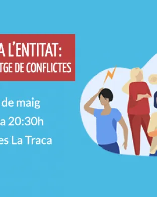 Cartell "Cuidem-nos a l’entitat: prevenció i abordatge de conflictes"