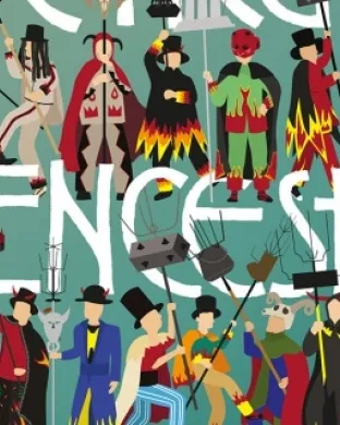 Fragment del cartell oficial del Tercer Concurs d'Enceses de Catalunya. Font: Federació de Diables i Dimonis de Catalunya