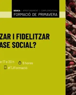 flyer digital del curs COM DINAMITZAR I FIDELITZAR LA VOSTRA BASE SOCIAL? 