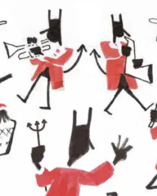 Fragment del cartell oficial de les Festes de Maig de Badalona 2022. Font: Ajuntament de Badalona