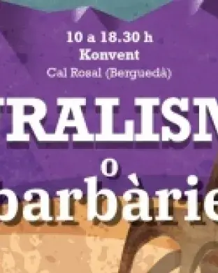 Cartell de la jornada Ruralisme o barbàrie. Font: Ateneu Cooperatiu de la Catalunya Central.