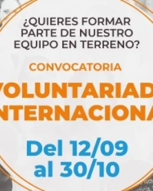Convocatòria oberta pel voluntariat internacional d'IAP a Colòmbia. Font: Associació Acció Internacional per la Pau – IAP Catalunya