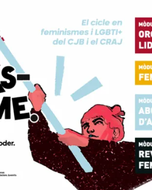 Cartell de Batolla el masclisme, fer caure el masclisme de la seva posició de poder. Font: CRAJ