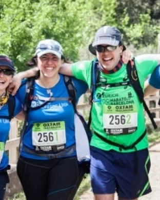 Equip participant a l'Oxfam Trailwalker. Font: Oxfam Intermón