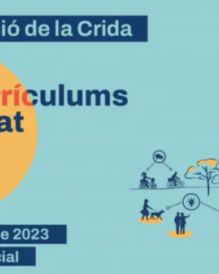 Cartell oficial de la jornada 'Els currículums de ciutat'. Font: Aliança Educació 360