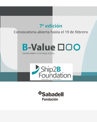 Logo del programa B-Value. Font: Fundació Banc Sabadell Logo del programa B-Value. Font: Fundació Banc Sabadell