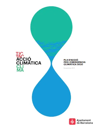 Logotip Pla d'Acció per l'Emergència Climàtica 2030. Font: Ajuntament de Barcelona