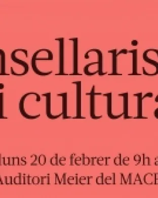 Cartell Jornada 'Sensellarisme i cultura'. Font: Apropa Cultura