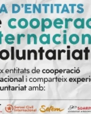 Fragment del cartell oficial de la quarta Fira d'Entitats de Cooperació Internacional i Voluntariat. Font: SCI