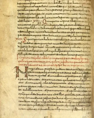 Pergamí amb text antic