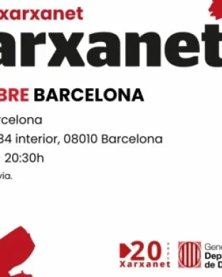 Barcelona: Trobada amb entitats col·laboradores de Xarxanet. Font: Xarxanet