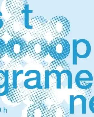 Cartell promocional de l'acte. Font: FestCoop Gramenet 2023, un festival per l’Economia Social i Solidària de la ciutat - Dissabte 10 de juny a la tarda - de 18 a 24h.