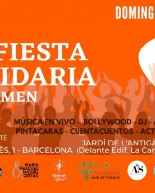 Cartell oficial de la 6a Festa Solidària pel Iemen. Font: Solidarios Sin Fronteras