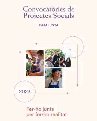Cartell de la convocatòria. Font: Fundació "la Caixa"