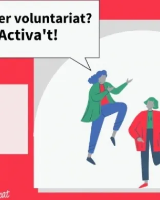 Les sessions de la Federació Catalana de Voluntariat Social (FCVS) introdueixen les persones interessades en el món del voluntariat. Font: FCVS