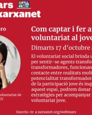 Marta Toro, sociòloga i tècnica de voluntariat de l'entitat AFEV.