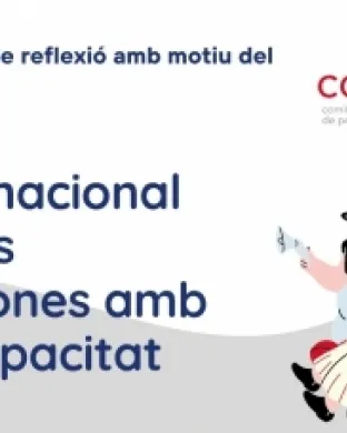 Cartell de la jornada, amb el títol, data i una il·lustració