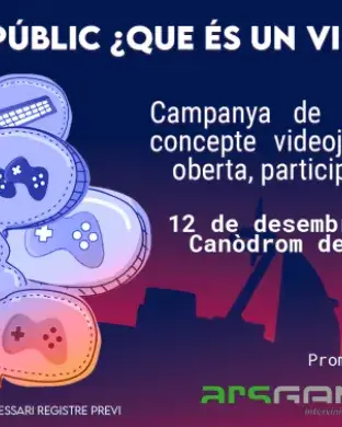 Cartell informatiu del fòrum. Font: Twitter d’ArsGames