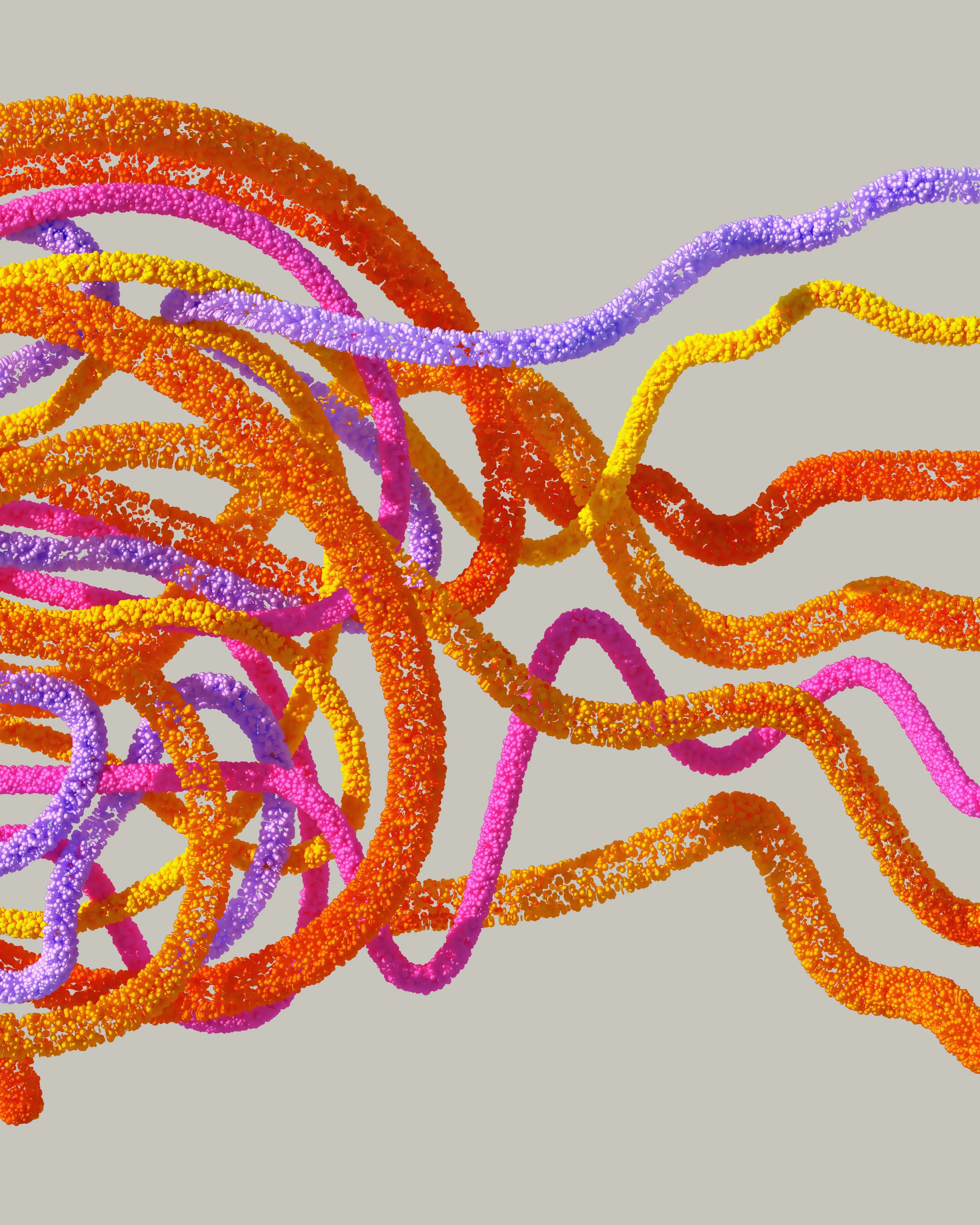 Imatge de fils de colors. Font: Pexels - Google DeepMind