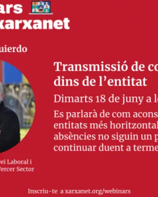 Eduardo Izquierdo és el responsable del Servei Laboral i d’Igualtat de Suport Tercer Sector.