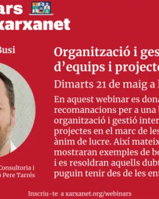 Fabricio Busi és director de l'àrea de Consultoria i Estudis de la Fundació Pere Tarrés.