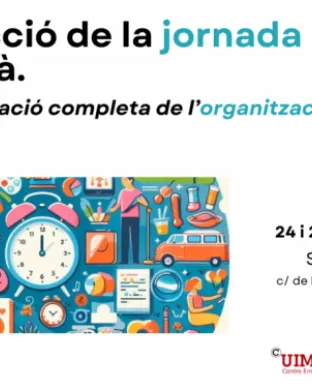 Cartell del seminari 'La reducció de la jornada laboral i més enllà'. Font: Time Use Initiative 