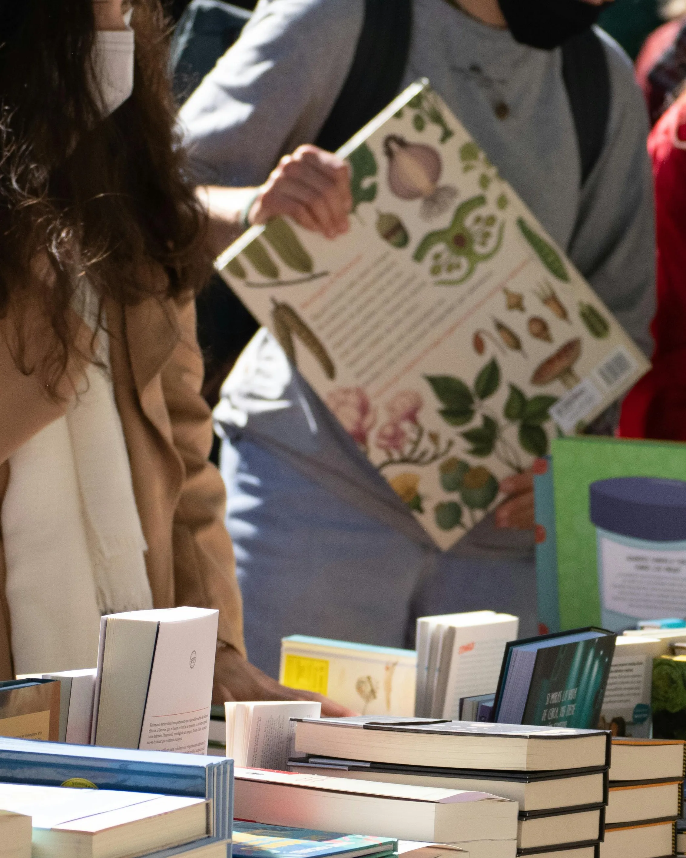 Parada de llibre de Sant Jordi. Font: Pexels - Dario Fernandez Ruz