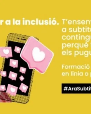 Banner de la formació 'Subtitula't', organitzada per ACAPPS. Font: ACAPPS 