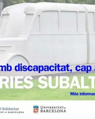 Cartell de la jornada que reflexiona sobre la discriminació històrica de les persones discapacitades.