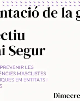 Cartell de la guia 'Objectiu Espai Segur'
