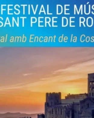 Fragment del cartell del Festival de Música de Sant Pere de Rodes