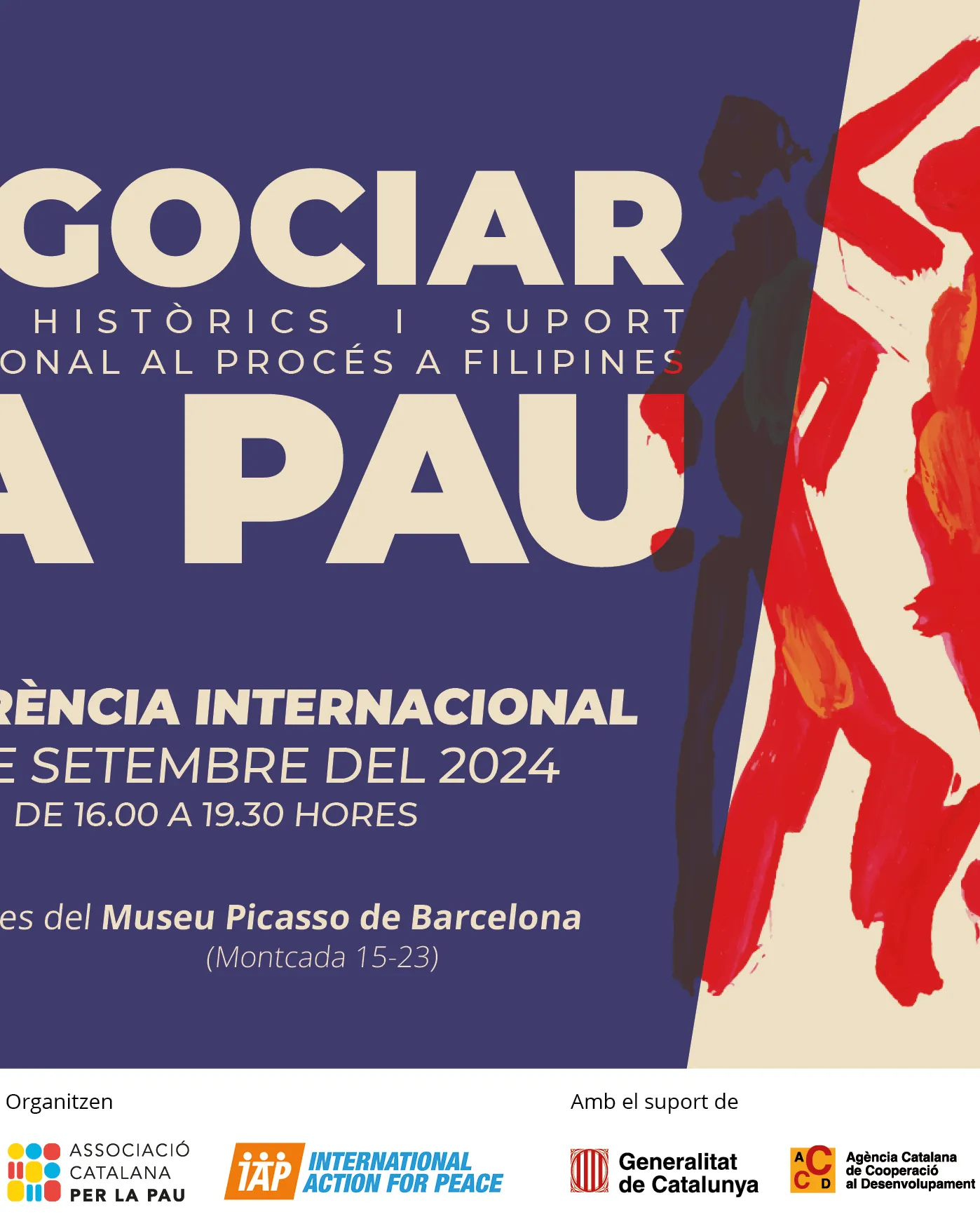 Conferència internacional 'Negociar la pau. Acords històrics i suport internacional al procés a Filipines'